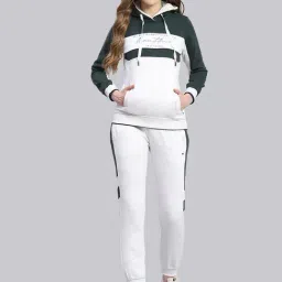Monte Carlo Green & White Cotton Graphic Print Tracksuit-picture-40
