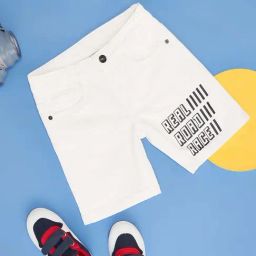 Pantaloons Junior White Printed Shorts-image-59