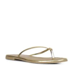 Bata Women's Gold Thong Sandals-image-58