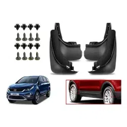 Auto Pearl Front and Rear Mud Guard For Tata Hexa (Black) Set of 4 Pcs-5
