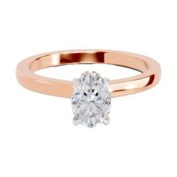 Sparkles Lab Grown Diamond 14k (585) Rose Gold Ring for Women-picture-22