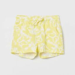 Fame Forever By Lifestyle Yellow Cotton Regular Fit Printed Shorts-image-89