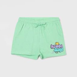Fame Forever By Lifestyle Green Cotton Regular Fit Printed Shorts-image-8