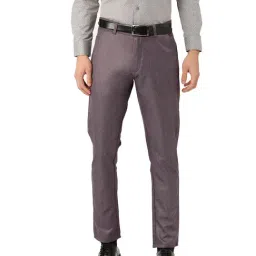 Sojanya Purple Regular Slim Fit Trousers-image-33