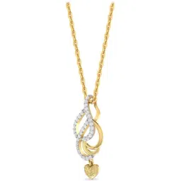 PC Jeweller Ties That Bind 18k Gold Pendant with Chain for Women-image-21