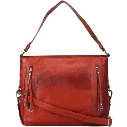 Genwayne Tan Solid Medium Shoulder Handbag-4