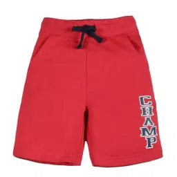 Plum Tree Kids Red Solid Shorts-image-7
