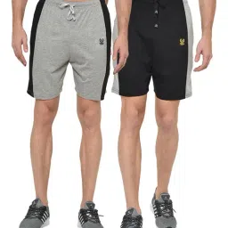 Vimal Jonney Multicolor Shorts - Pack of 2-34