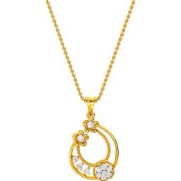 Kisna Diamond & Gold Jewellery 14k Kaisha Pendant-image-42