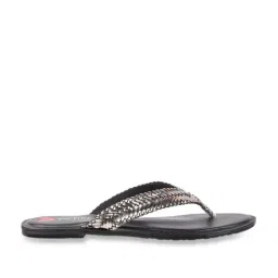 Metro Women's Gun Metal Thong Sandals-picture-30