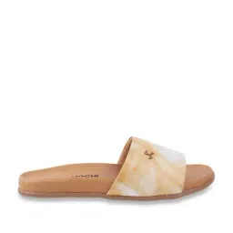 Mochi Women's Tan Casual Slides-47