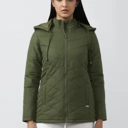 Van Heusen Green Regular Fit Jacket-picture-42