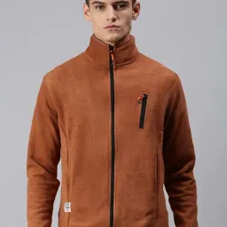 SHOWOFF Tan Slim Fit Jackets-34