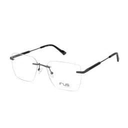 Irus Grey Square Eye Frames for Men-picture-3