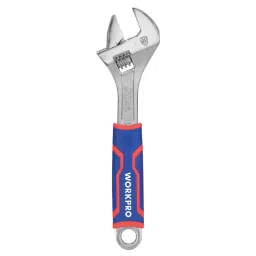 WORKPRO 10 inch Length 35 mm Jaw Capacity CR-V Steel Quick Release Trigger Adjustable Wrench, WP272012-24