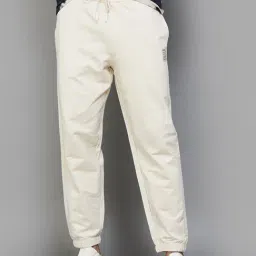 SmileyWorld Beige Cotton Regular Fit Joggers-picture-0