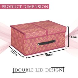 Aura Maroon Set of 2 Regular Multi-Utility Organisers image 4