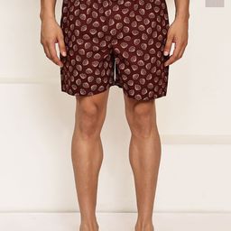 The Roadster Lifestyle Co Pack Of 2 Printed Pure Cotton Boxers RDBX_155Grey-Maroon_Pack-2-image-75