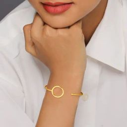 GIVA 925 Sterling Silver Golden Bracelet for Women-picture-47