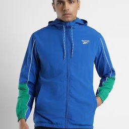 Reebok Blue Regular Fit Hooded Track Jacket-image-66