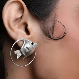Sangria Silver-Plated Studs-image-96