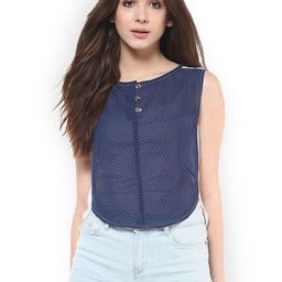 Pannkh Women Blue Printed Top-image-85