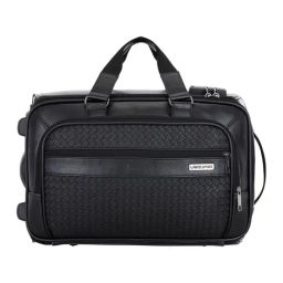 LAVIE SPORT METRO25 Black Woven Medium Duffle Bag-picture-4