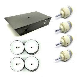 Invento 4 Wheel Car Kit Metal Chassis 260x130x45mm-image-60
