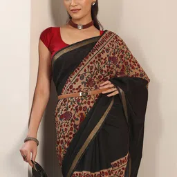 Libas Floral Zari Saree-picture-52