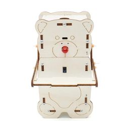 Greedy Bear STEM Kit DIY Coin Eating Robot Wooden Induction Toy Money Munching Machine DIY Wooden Greedy Bear: A STEM Experiment - RS6364Greedy Bear STEM Kit DIY Coin Eating Robot Wooden Induction Toy Money Munching Machine DIY Wooden Greedy Bear: A STEM Experiment - RS6364-93