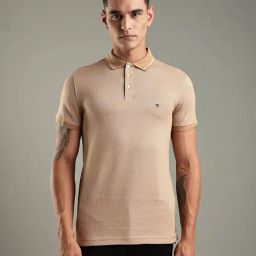 Tommy Hilfiger Countryside Khaki Regular Fit Cotton Polo T-Shirt-picture-22