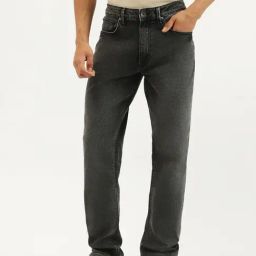 United Colors of Benetton Black Comfort fit Solid Jeans-image-86