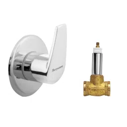 Parryware Edge Brass Chrome Finish Single Lever Diverter with Concealed, G4883A1+G5053A1-image-7