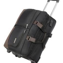 LAVIE SPORT EVEREST MED Black & Choco Medium Duffle Bag-image-74