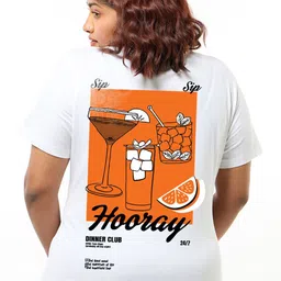 Bewakoof Plus Women Plus Size Graphic Printed Round Neck Cotton T-shirt-image-88