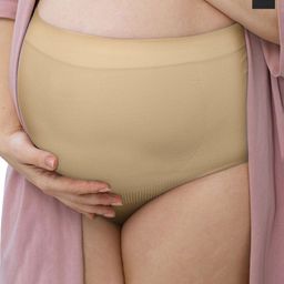 NEWMOM Pack Of 2 High-Rise Seamless Breathable Maternity Support Briefs 0803-253-image-94