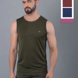 Force NXT Multicolored Regular Fit Gym Vest - Pack Of 3-image-5