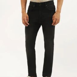 United Colors of Benetton Black Fitted Solid Jeans-image-13