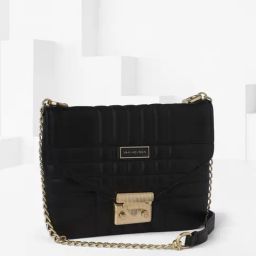 Van Heusen Black Quilted Cross Body Bag-image-16