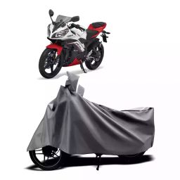 Auto Pearl Two Wheeler Cover with Bag for Yamaha YZF-R15 V2 BS6, Silver-image-94