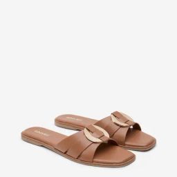 LUNA BLU by Westside Tan Metal Detailed Slides-image-42