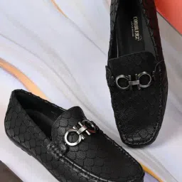 Cobblerz Men's Black Casual Loafers-picture-19