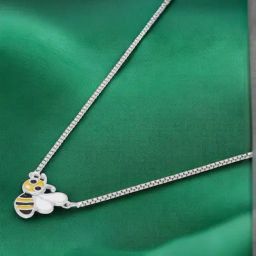 crash.club By CKC 925 SilverEnamel Bee Pendant Necklace-image-31
