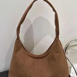 StyleCast x Revolte Women Textured Half Moon Hobo Bag-67
