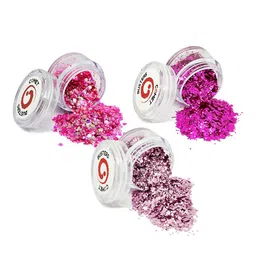 Comet Busters Set Of 3 Body Shimmer Eye Makeup - 5 g Each - Shades Of Pink - GLT033-14