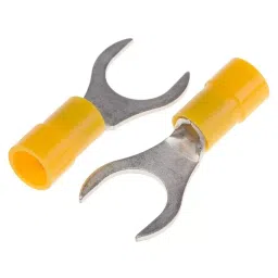 RS PRO Insulated Crimp Spade Connector 4 to 6 mm² 12 to 10 AWG M10 Vinyl Yellow, 6139592-picture-44