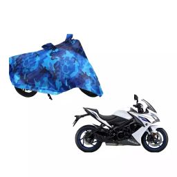 Auto Pearl Waterproof Two Wheeler Cover For Suzuki GSX S1000F (Blue)-image-101