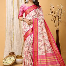 Rangtulika Ethnics Floral Zari Saree-picture-15