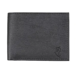 Kara Black Formal PU Bi-Fold Wallet For Men-48