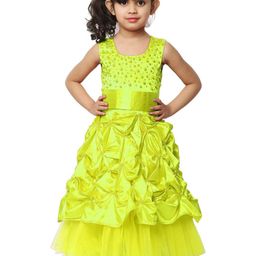 Shahina Fashion Girls Embellished Multi Layer Maxi Length Party Wear Dress-picture-30